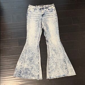 Flying Monkey Light Blue Flare Jeans